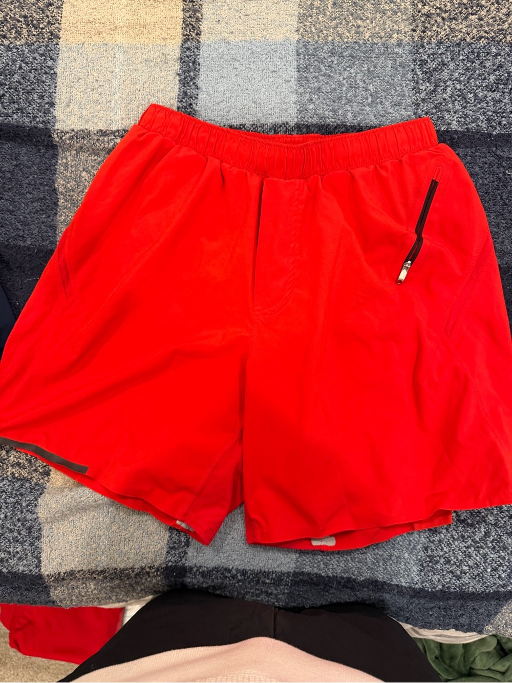LULULEMON Red Athletic Swim Shorts